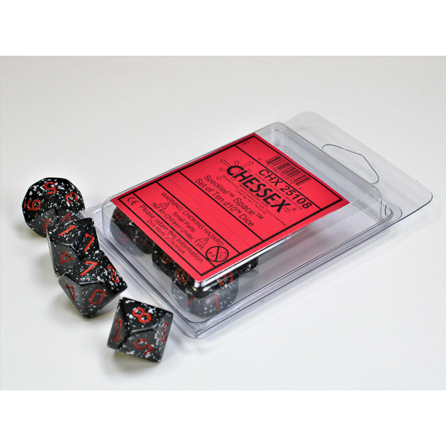 10D10 Speckled Series Dice Set | Space