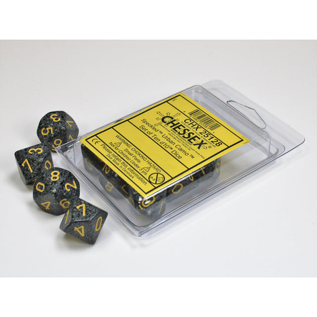 10D10 Speckled Series Dice Set | Urban Camo