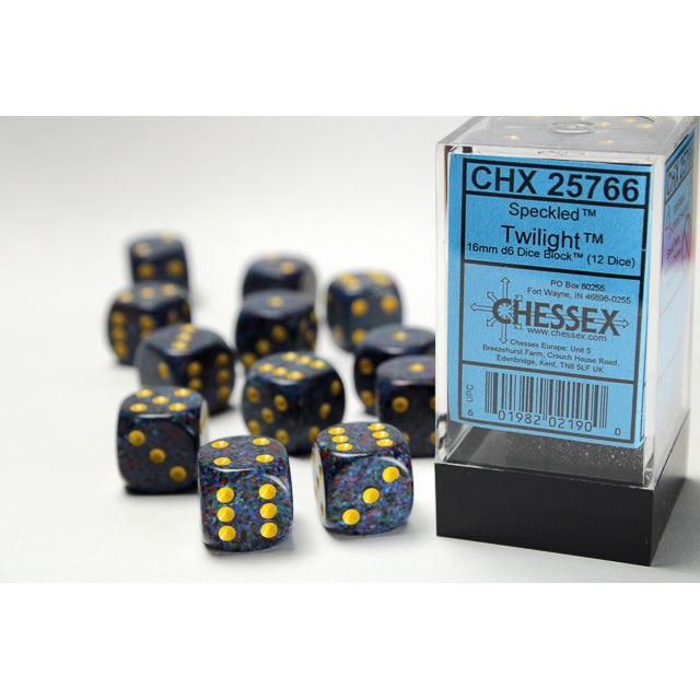 12D6 Speckled Series Dice Set | Twilight