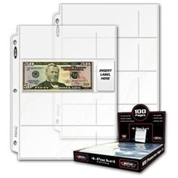 BCW Mixed Binder Pages - 4 Mini American 4 Tarot