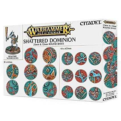 Citadel Shattered Dominion 25mm & 32mm Round Bases