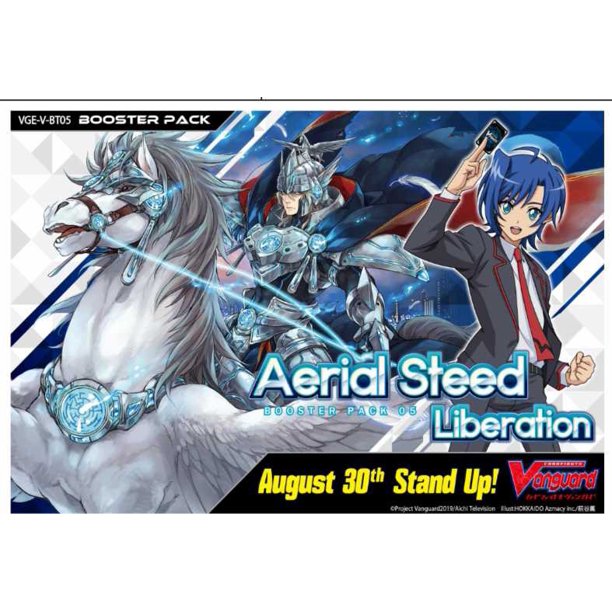 Sale: Cardfight!! Vanguard V: Aerial Steed Liberation Booster Box Pandemonium Books and Games Sale: Cardfight!! Vanguard V: Aerial Steed Liberation Booster Box Pandemonium Books and Games