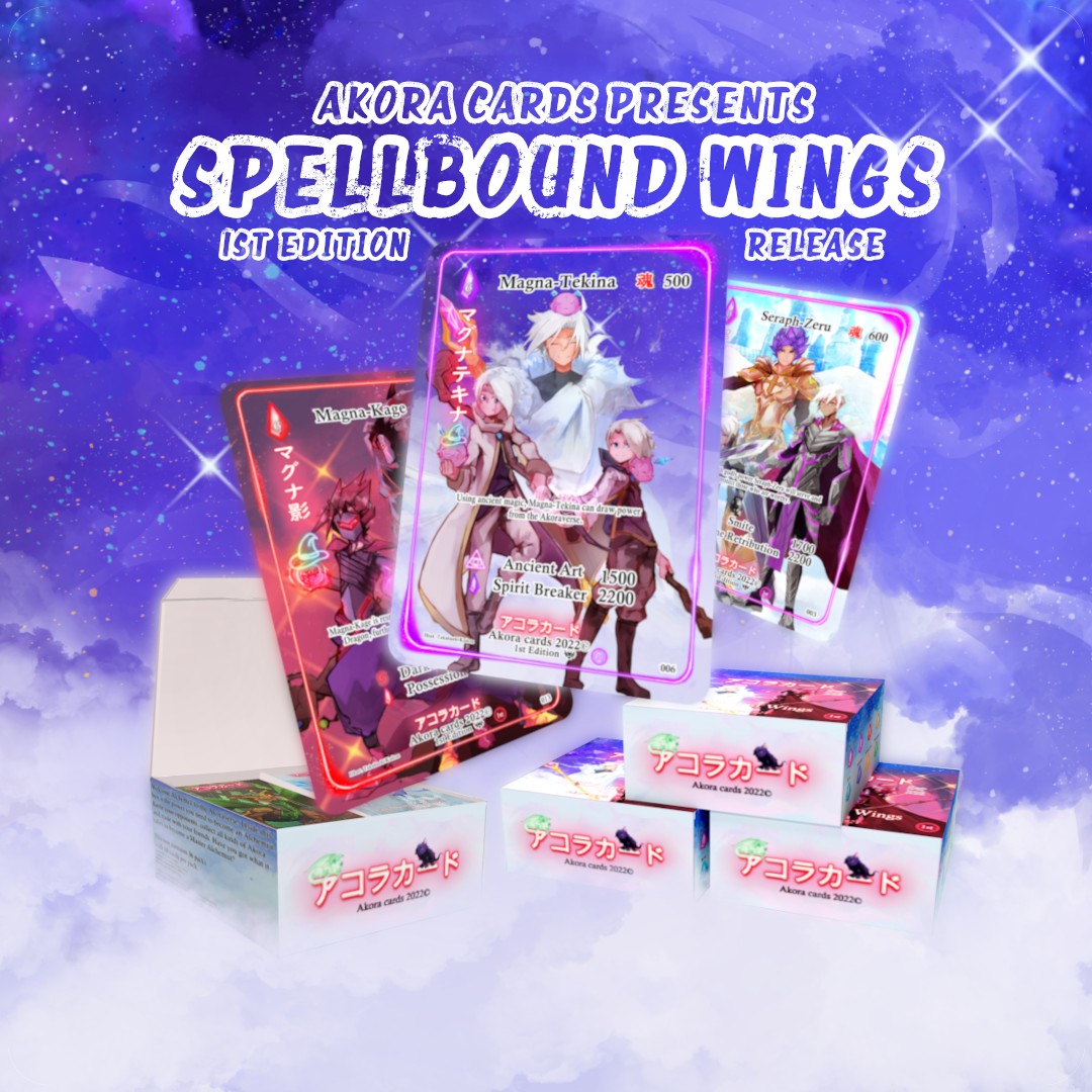 Sale: Akora TCG Spellbound Wings 1st edition booster box – Pandemonium  Books and Games