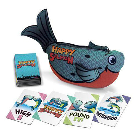 Happy Salmon Blue Fish
