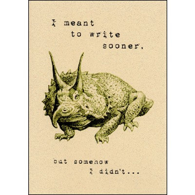 Belated Card | Going Extinct