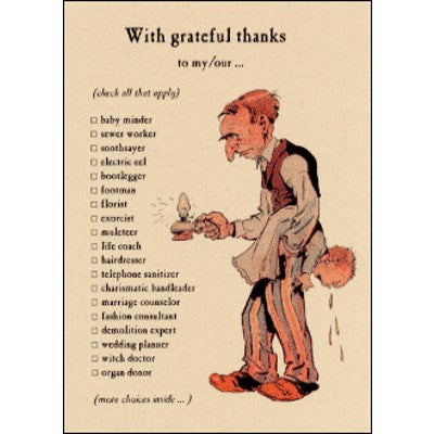 Gratitude Card | Baby Minder