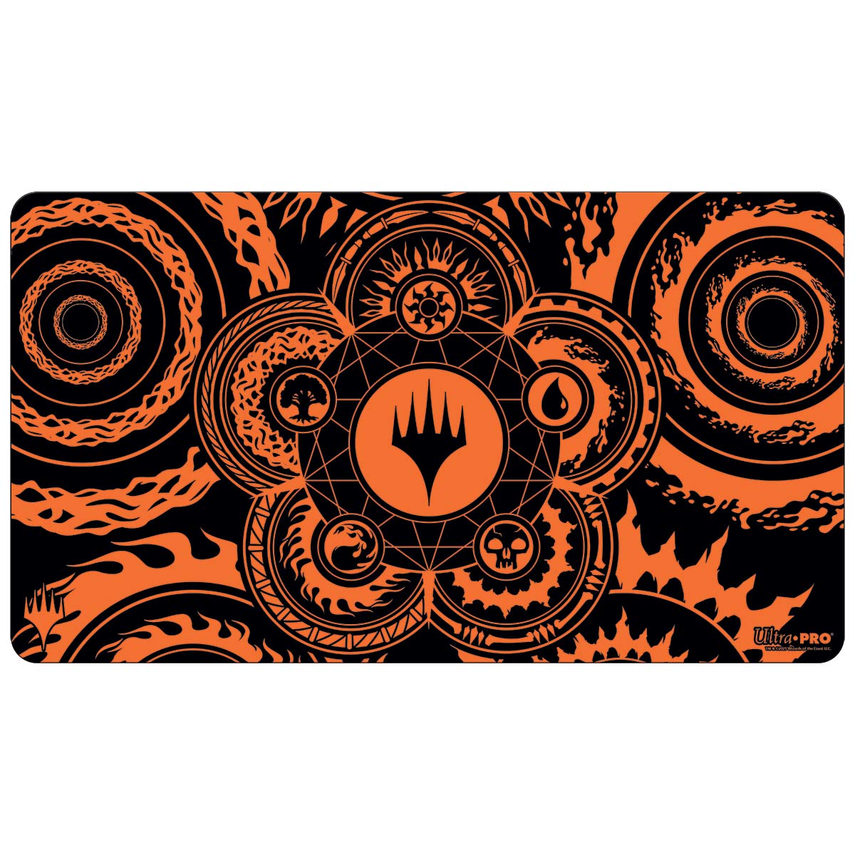 Ultra Pro Playmat Magic the Gathering Mana 7 Color Wheel
