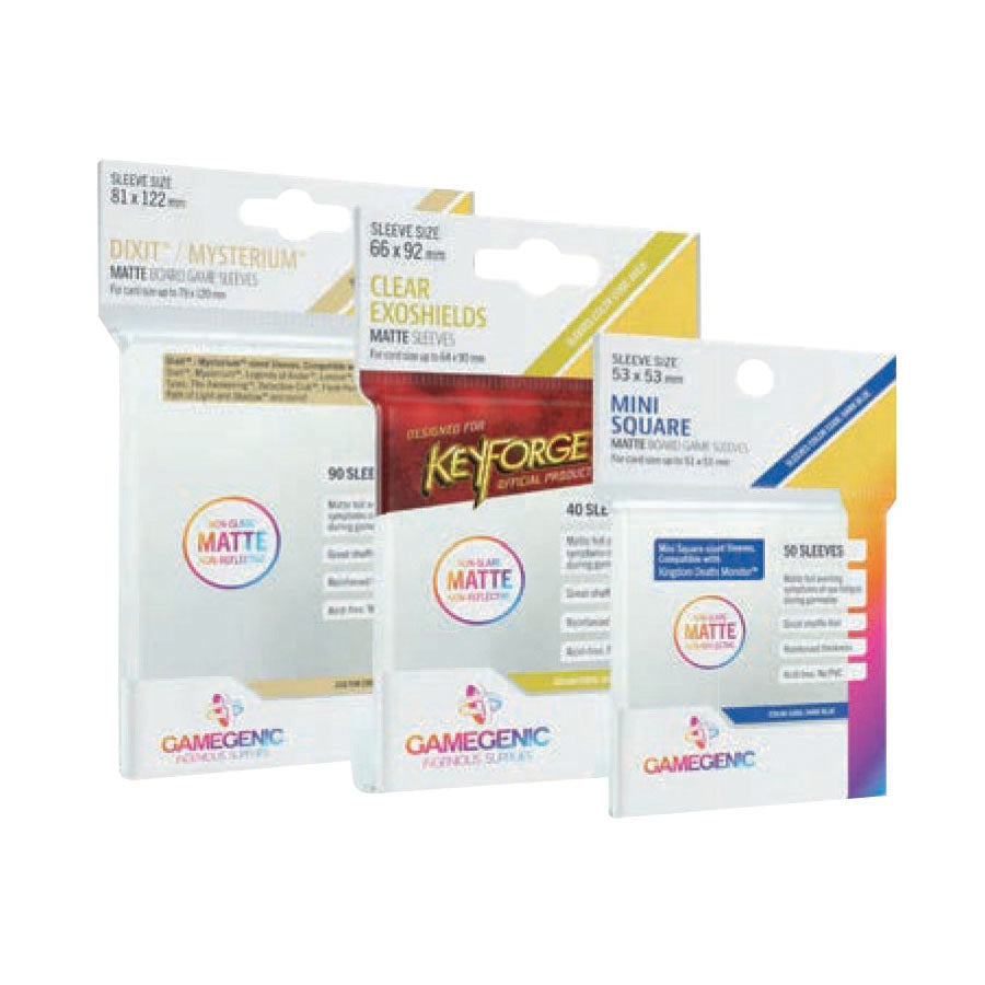 Matte Board Game Sleeves: Scythe / Lost Cities 72mm x 112mm (60) (Magenta)