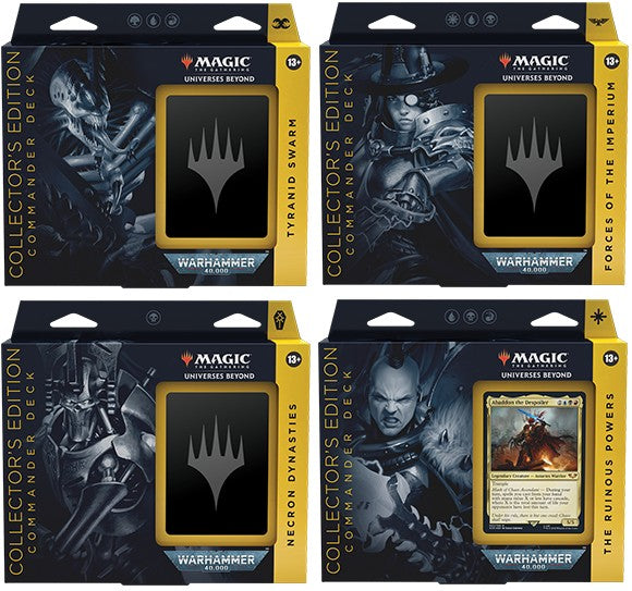 Premium Warhammer 40k Commander Deck Set Of 4 Deal Foil