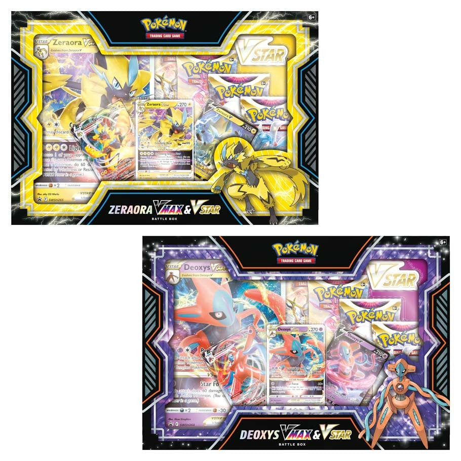 Pokemon: Deoxys/Zeraora VMAX & VSTAR Battle Box