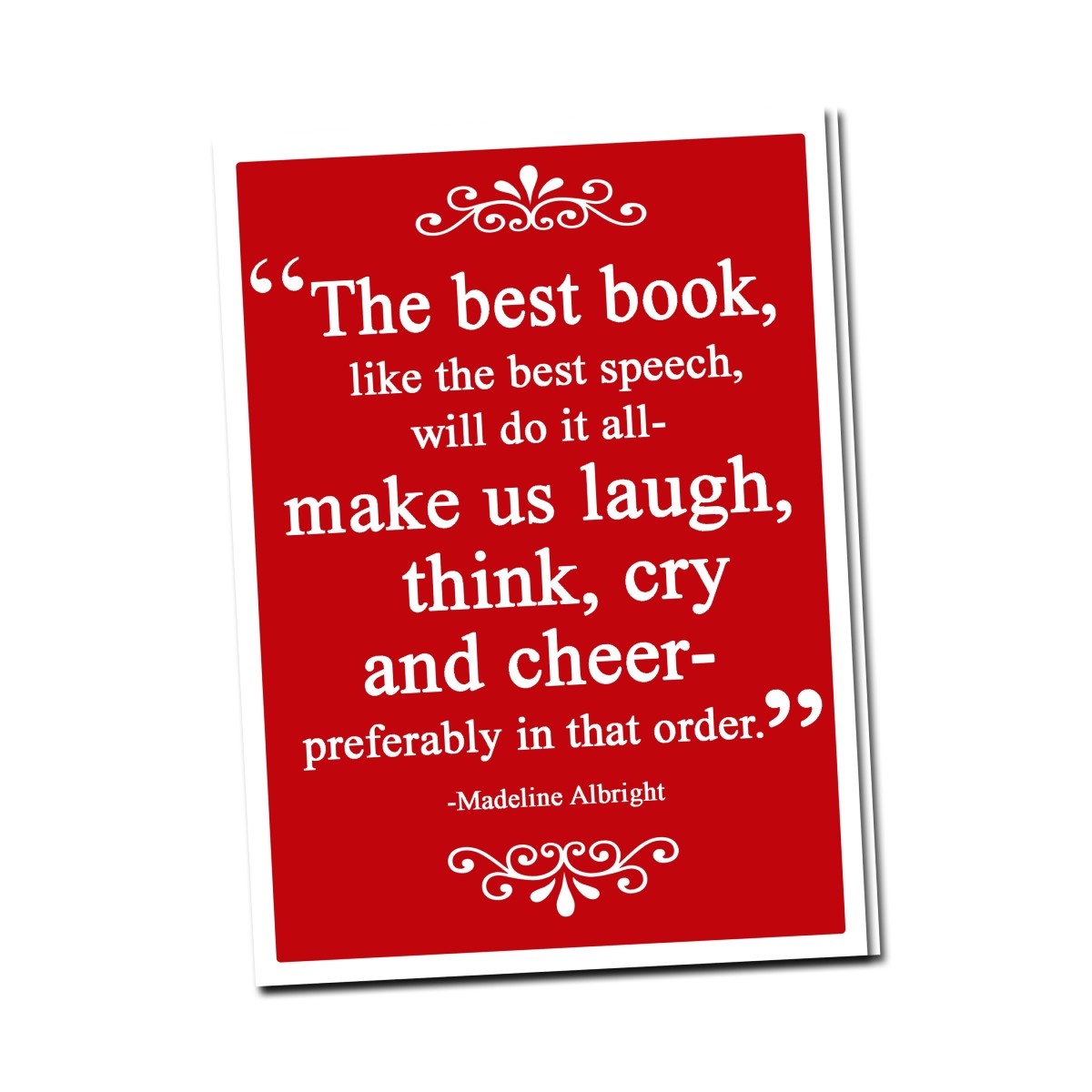 sale - The Best Book Laugh Friendship Greeting Card