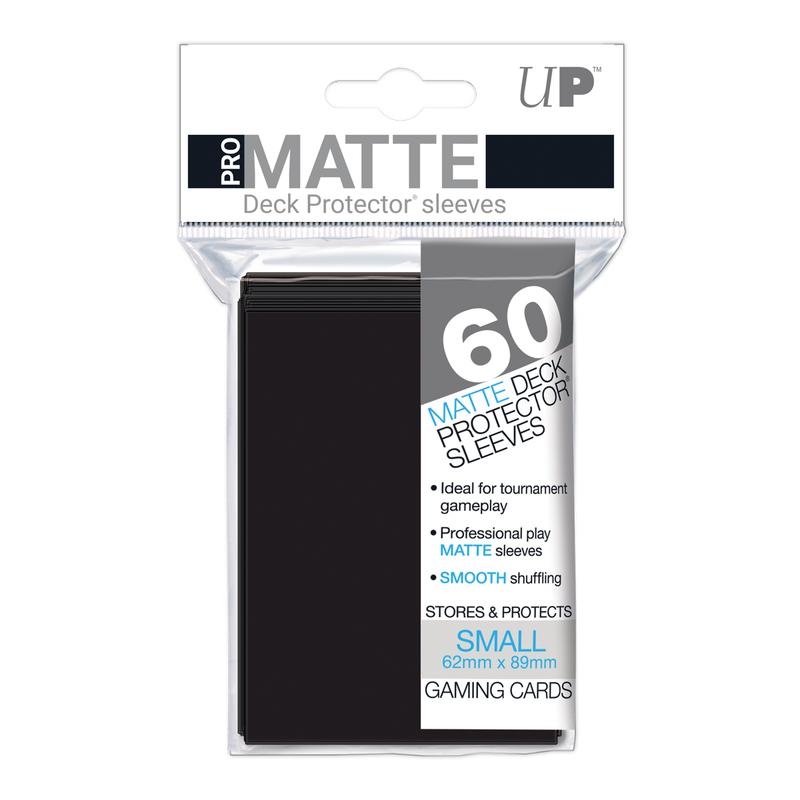 ULTRA PRO: ECLIPSE GLOSS SMALL SLEEVES: JET BLACK 60 CT