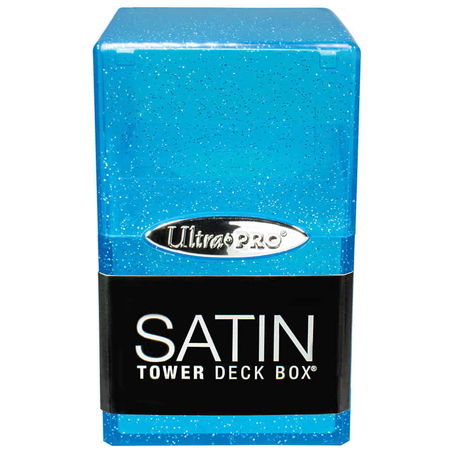 Ultra Pro Satin Tower: Glitter Blue