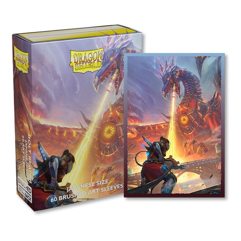 Sale - Dragon Shield 60ct Pack Bolt Reaper Brushed Art Sleeves