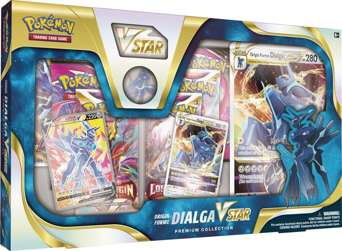 Pokemon Origin Form dialga/Palkia VSTAR Premium Collection