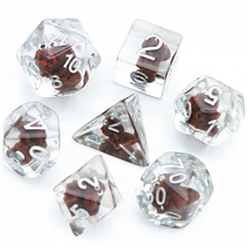 UD Creature Inclusion Standard Dice Set | Dog (Brown)