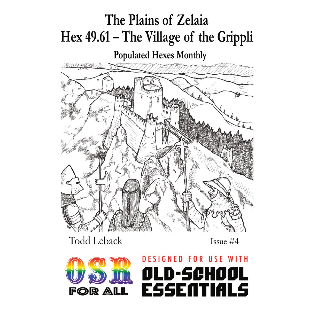 sale - Populated Hexes Monthly #4 - The Village of the Grippli