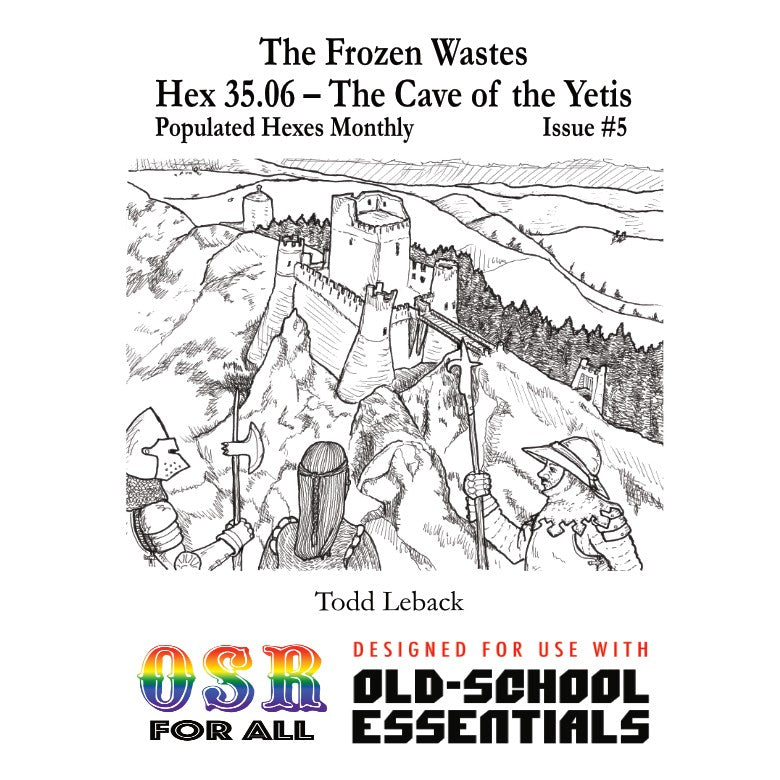 sale - Populated Hexes Monthly #5 - The Cave of the Yeti