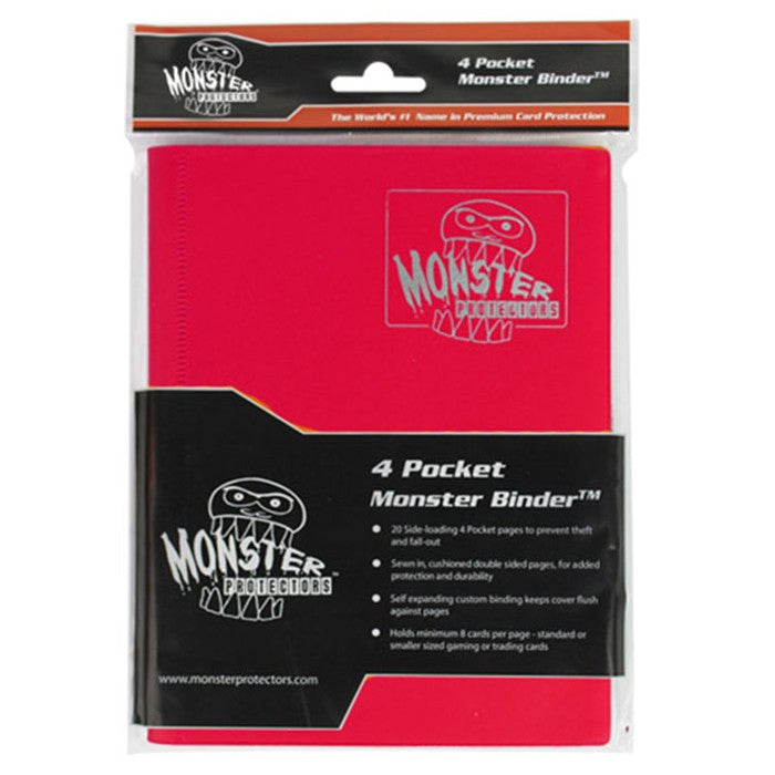 Binder: 4pkt: Monster: Matte Red