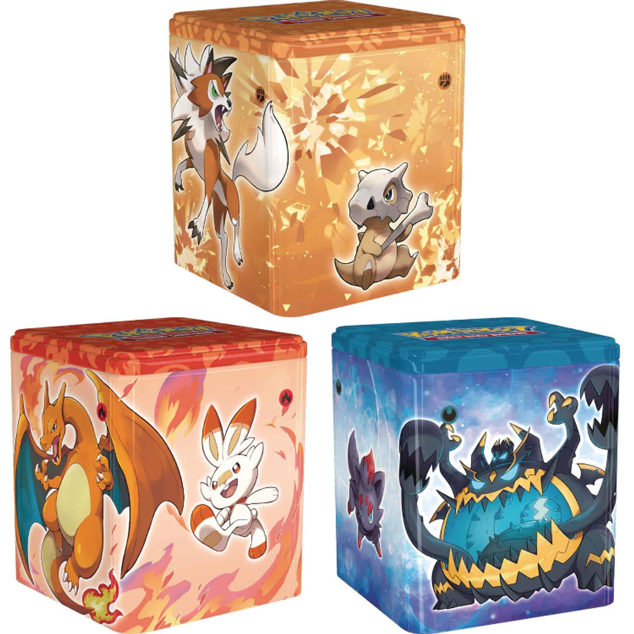 Pokemon TCG: Stackable Tin (Fighting/Fire/Darkness)