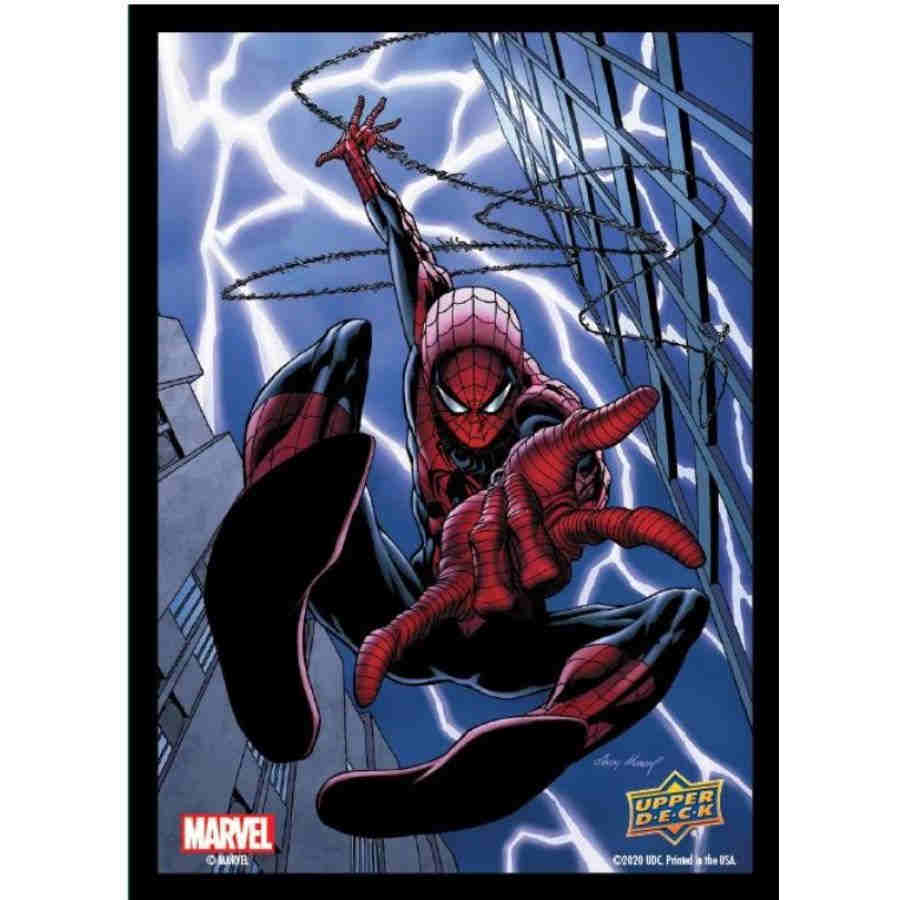 upper deck card sleeves Marvel Card Sleeves Spiderman