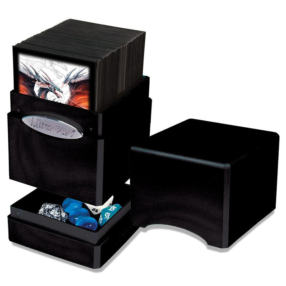 Ultra-Pro Deck Box - Satin Tower: Hi-Gloss Midnight