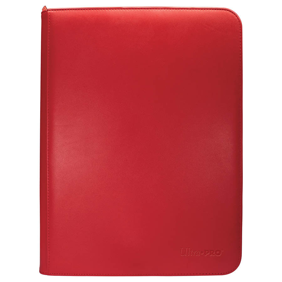 Ultra Pro Zippered PRO Binder 9 Pocket Vivid Red