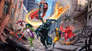 MARVEL SUPERHEROES - CARDBOARD CORNER