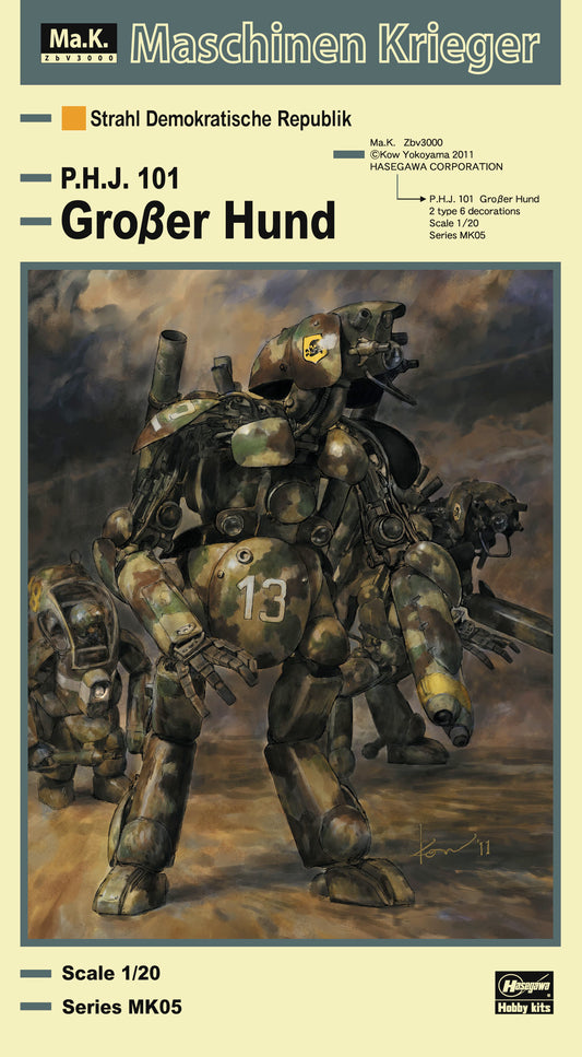 Hasegawa 1/20 Maschinen Krieger Ma.K. Humanoid Unmanned Interceptor Gro?er Hund