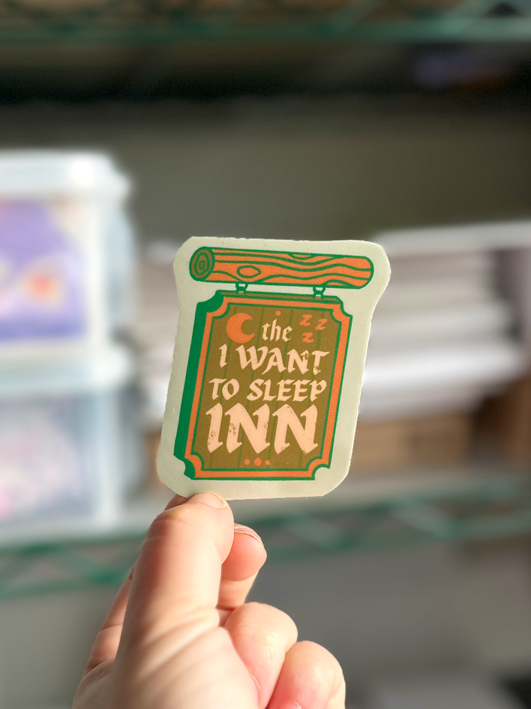 OHG Sticker | I Want to Sleep Inn