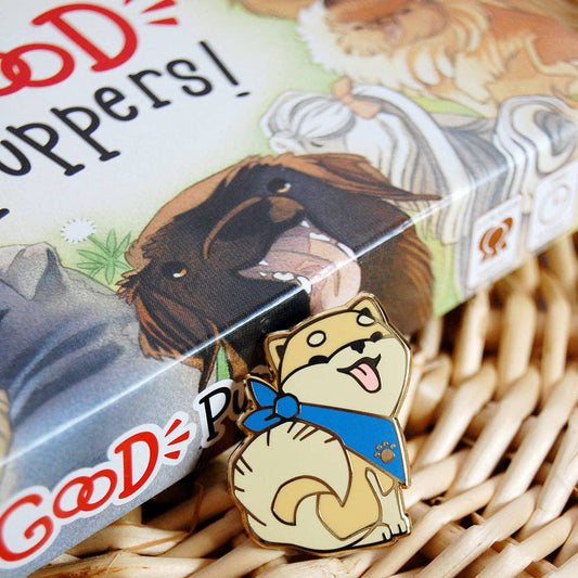 Good Puppers Enamel Pin | Shiba