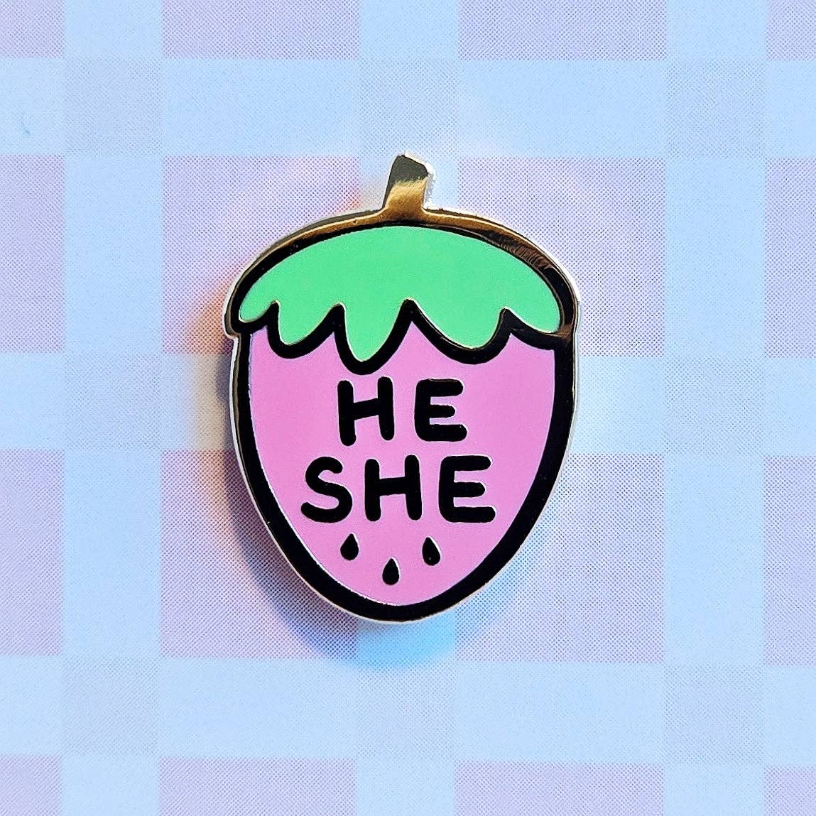 Misomomo Enamel Pin | Pronouns