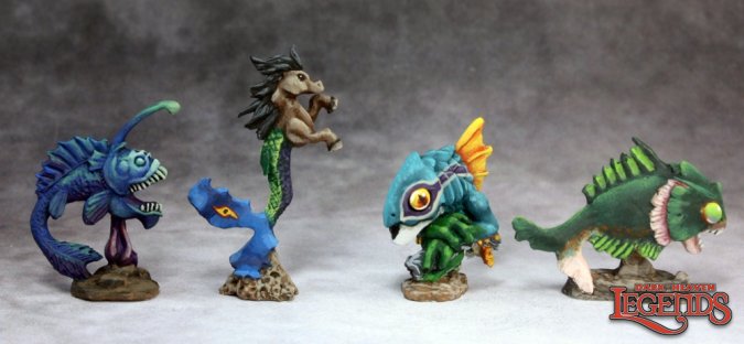 Aquatic Familiars 3 (4) [Reaper 03612]