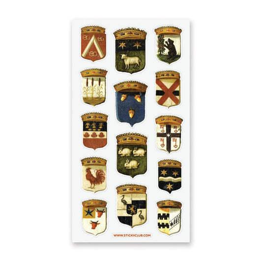 Sticker Sheet | Heraldry Crests