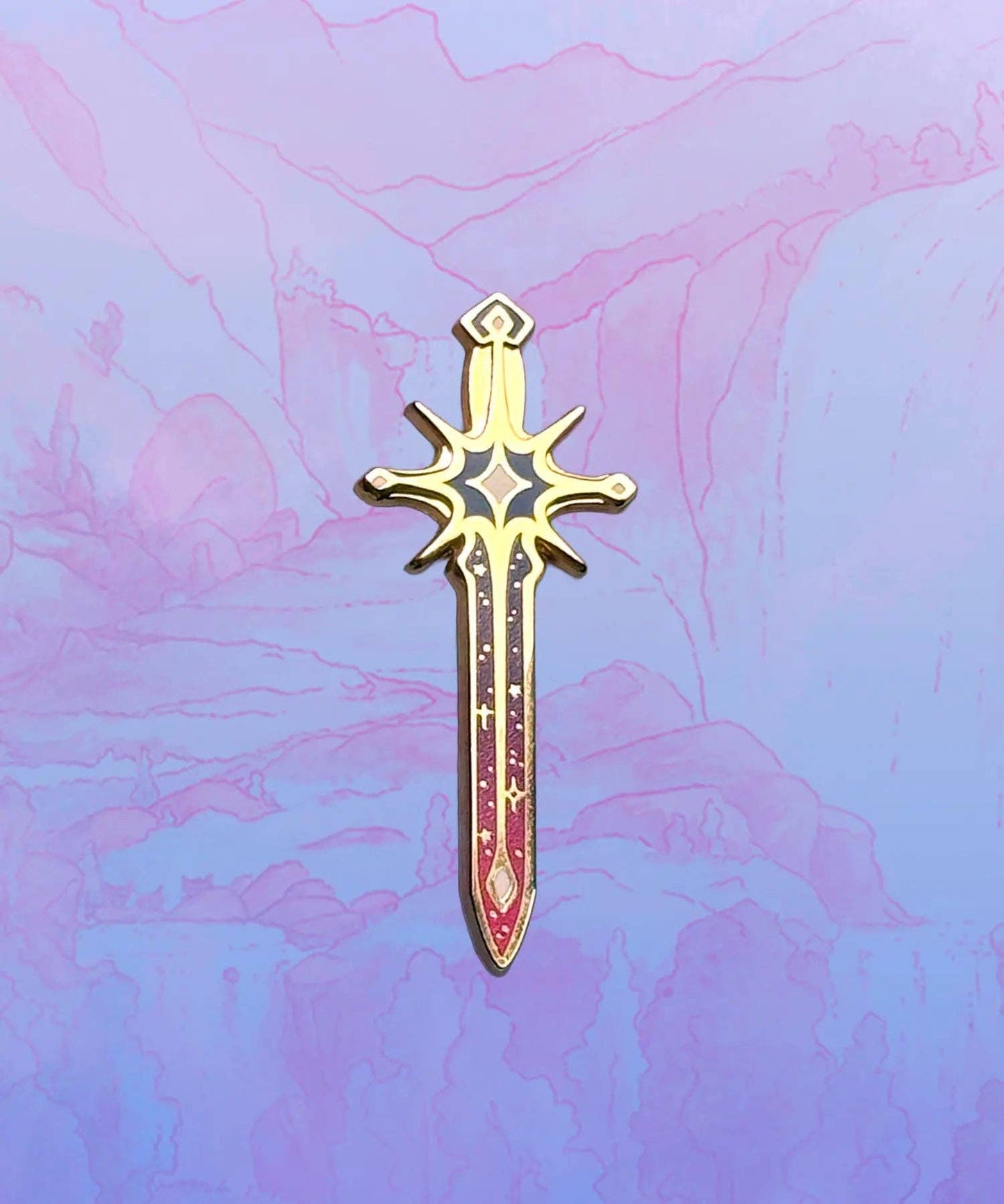 NVD Enamel Pin | Sword