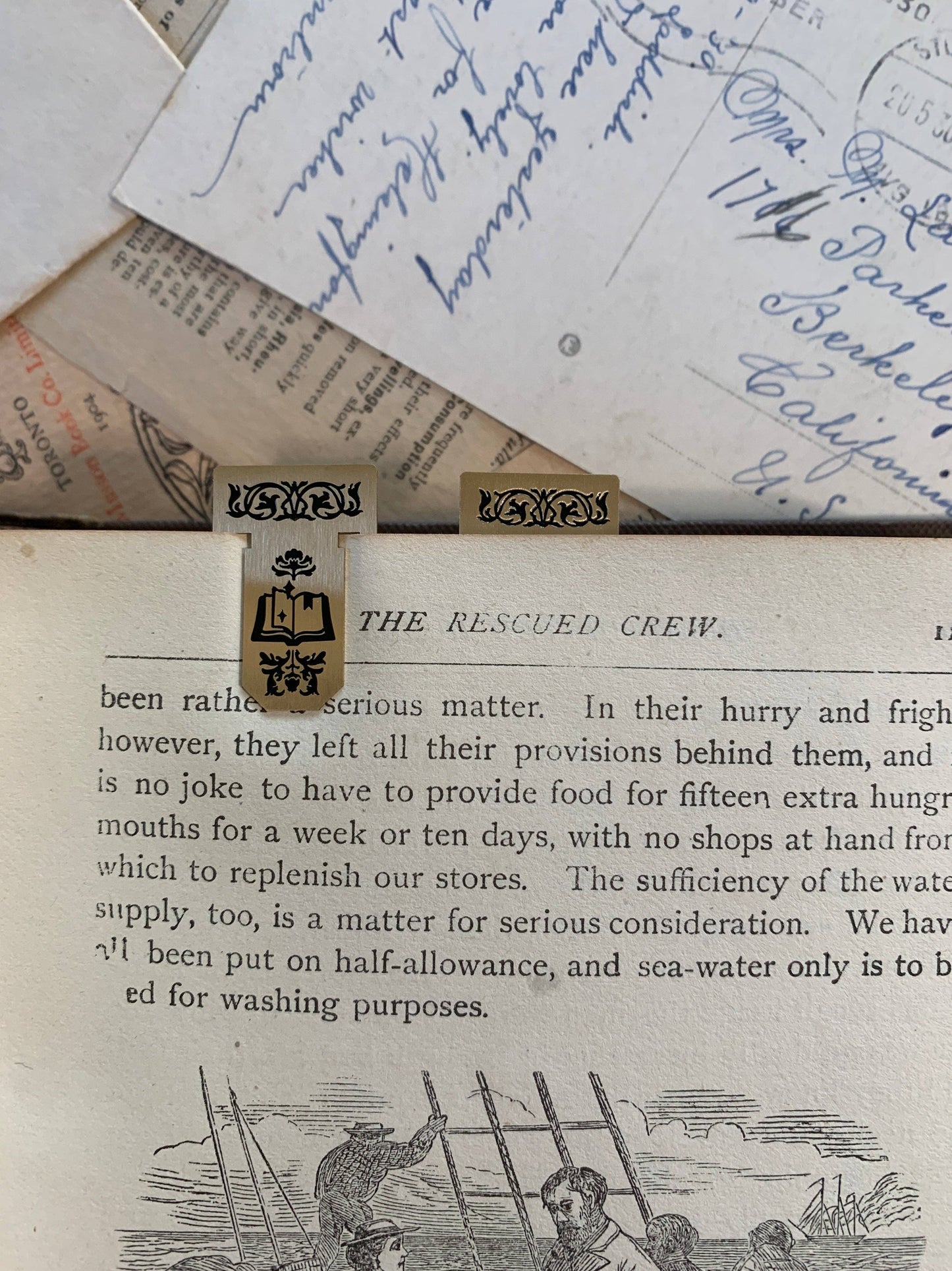 CM Metal Page Clip | Mini Brass Weapons [Set of 4]