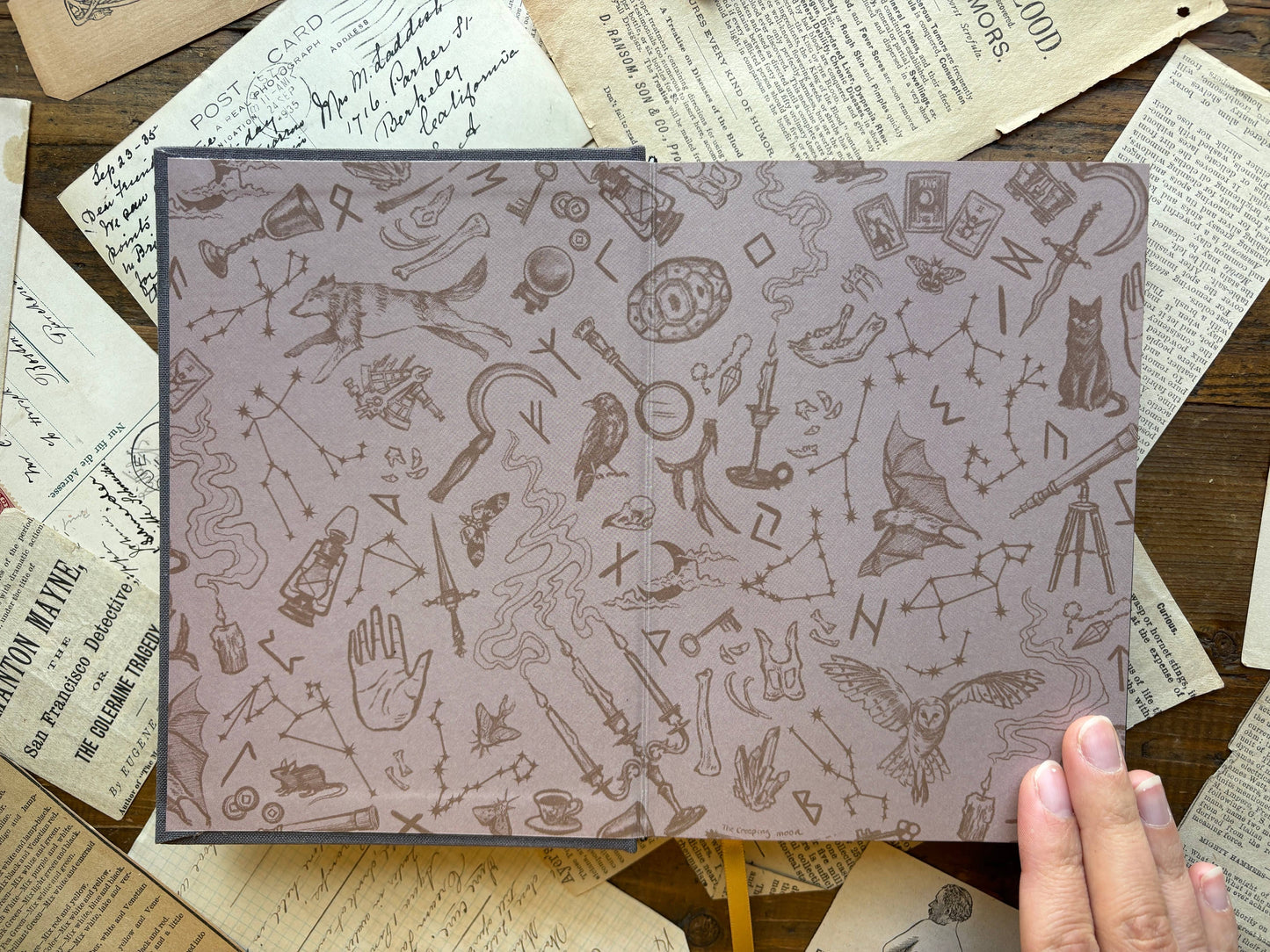 B6 Blank Notebook | The Oracle [Black Paper]