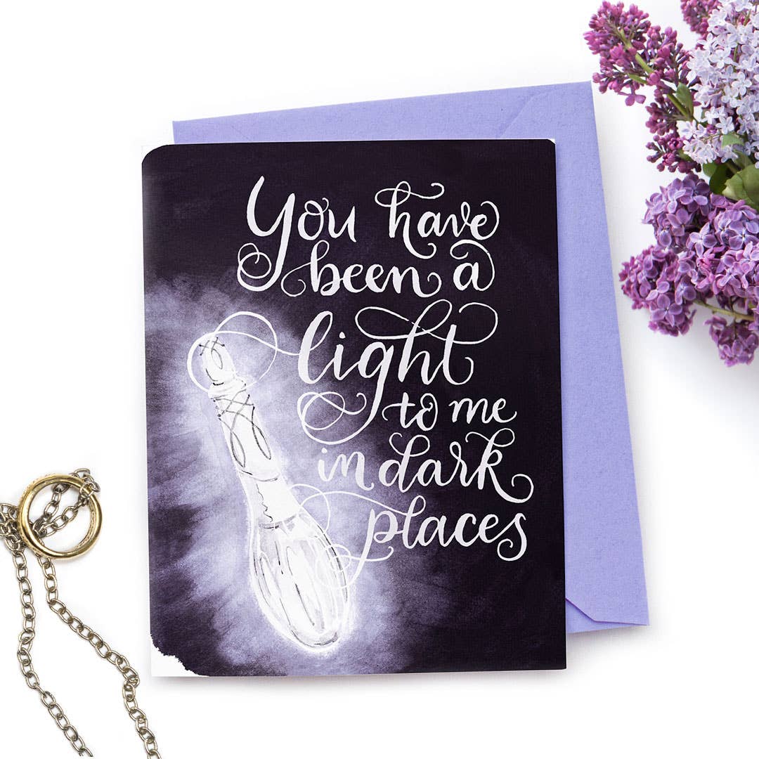 sale - Light in Dark Places Card — LOTR Appreciation Card