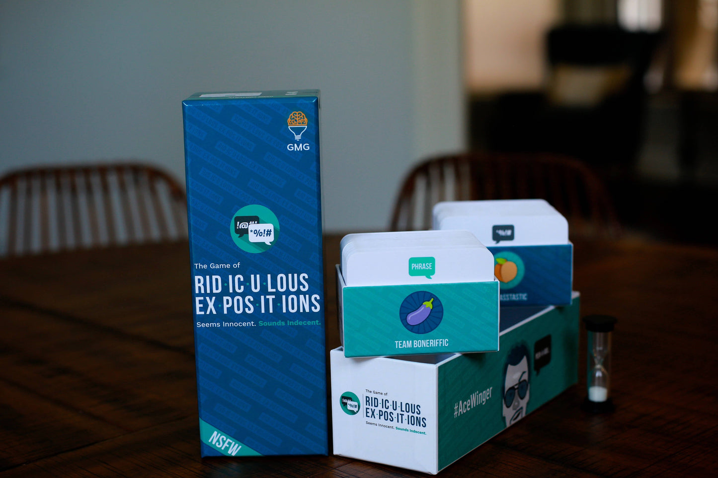 The Game of Ridiculous Expositions