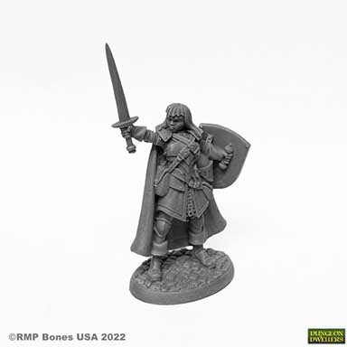 Bones USA: Caerindra Thistlemoor female elf cleric [Reaper 07012]