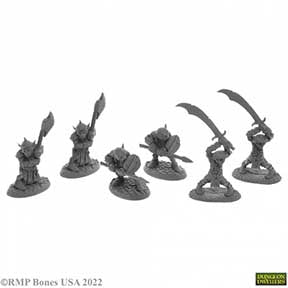 Bones USA DD: Goblin Warriors (6 figs) [Reaper 07044]