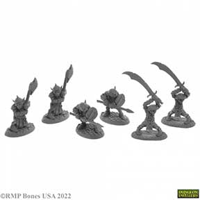 Bones USA DD: Goblin Warriors (6 figs) [Reaper 07044]