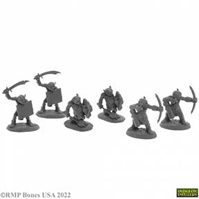 Bones USA DD: Goblin Skirmishers (6 figs) [Reaper 07045]