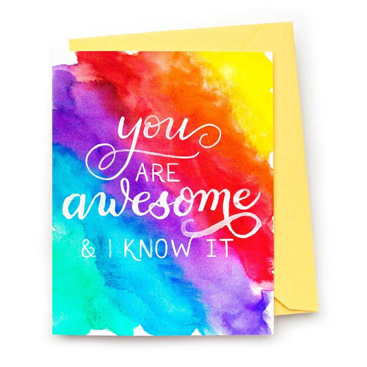 You Are Awesome Card — Pride or Encouragement Card