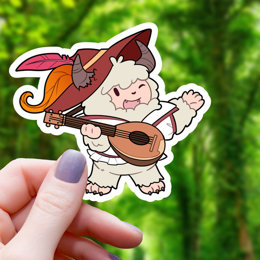 MGC 3" Vinyl Sticker | Cryptid Classes - Yeti Bard