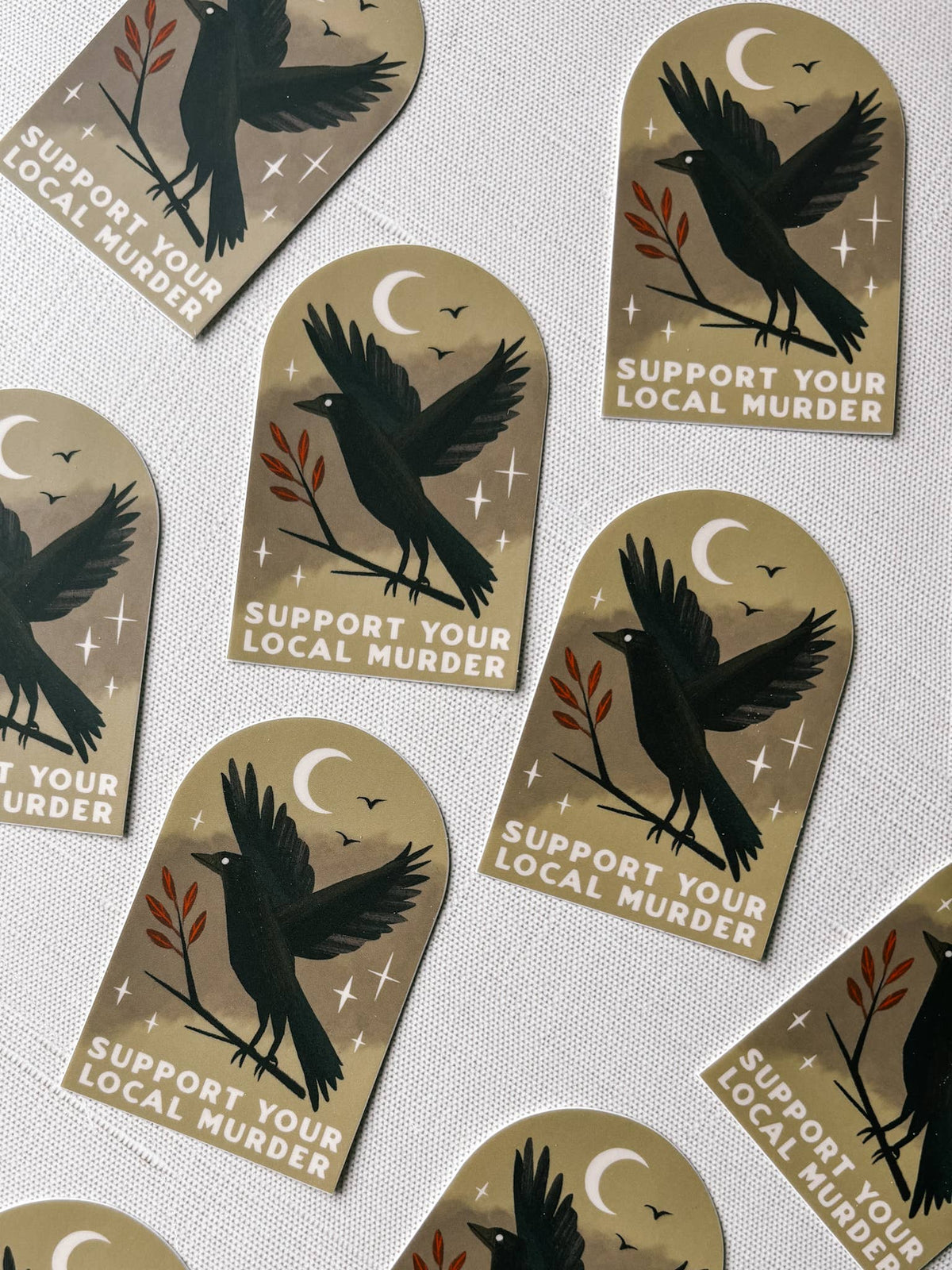 LPC Vinyl Sticker | Support Local Murders