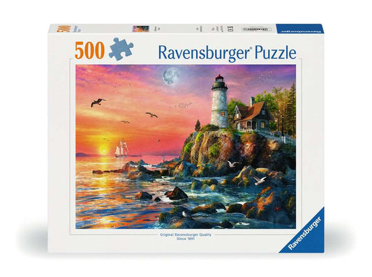 Lighthouse at Sunset | 500 pc Puzzle