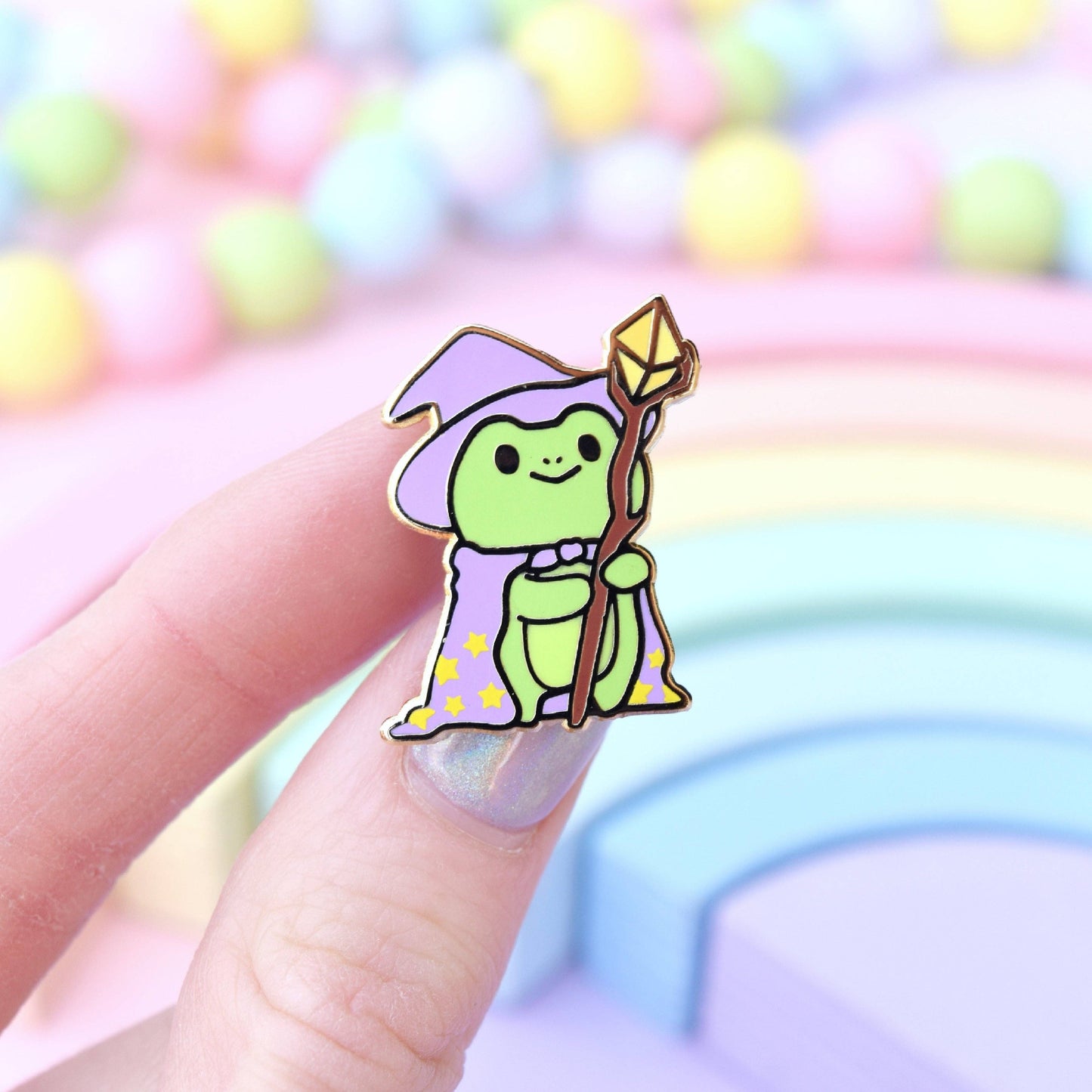 Enamel Pin | Froggy Wizard