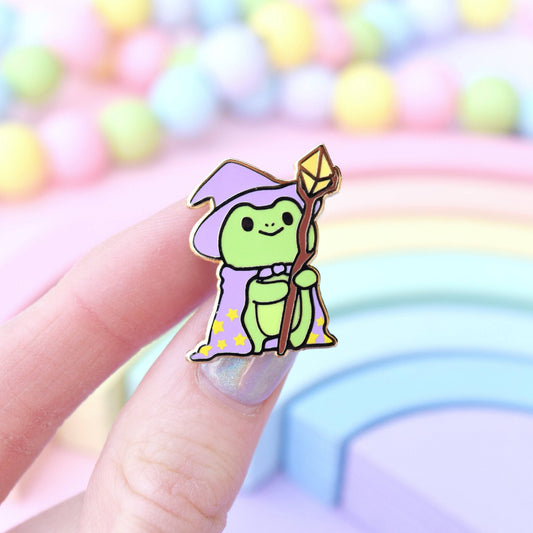 Enamel Pin | Froggy Wizard