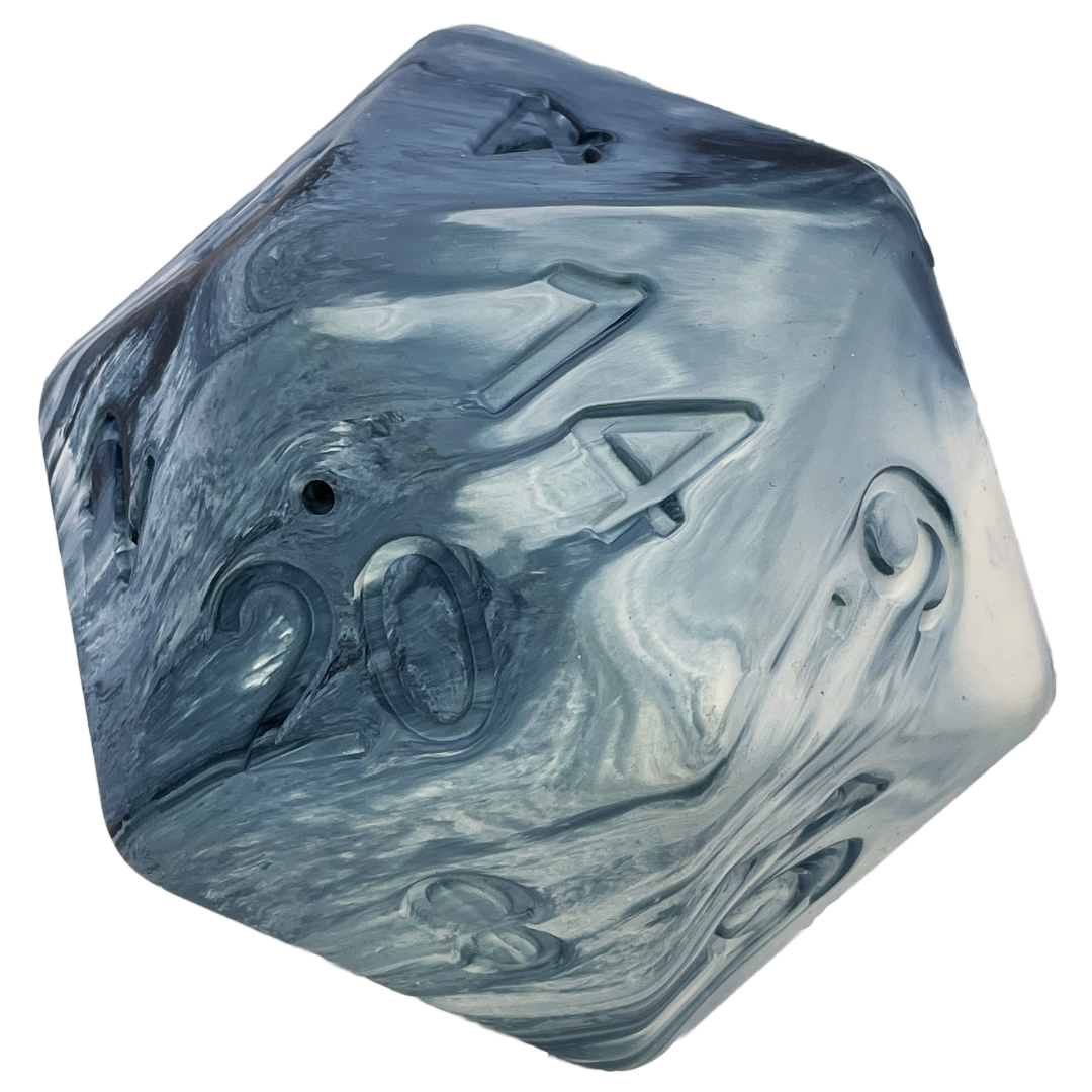 For Canine Companions | Barbarian Strength D20 - Gray